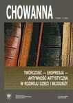 „Chowanna” 2011, R. 54 (67), T. 1 (36): Twórczość – ekspresja – aktywność artystyczna w rozwoju dzieci i młodzieży w sklepie internetowym Wieszcz.pl