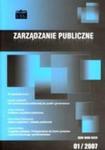 Zarządzanie Publiczne nr 1(1)/2007 w sklepie internetowym Wieszcz.pl