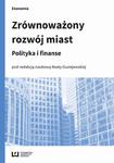 Zrównoważony rozwój miast Polityka i finanse w sklepie internetowym Wieszcz.pl