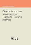 Ekonomia kosztów transakcyjnych - geneza i kierunki rozwoju w sklepie internetowym Wieszcz.pl