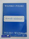 SŁOWNIK MINIMUM WŁOSKO-POLSKI, POLSKO-WŁOSKI w sklepie internetowym Wieszcz.pl