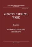 Zeszyty Naukowe WSHE, t. XXI, Nauki Humanistyczne i Społeczne w sklepie internetowym Wieszcz.pl