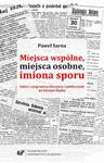 Miejsca wspólne, miejsca osobne, imiona sporu. Szkice z pogranicza literatury i publicystyki na Górnym Śląsku w sklepie internetowym Wieszcz.pl