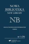 „Nowa Biblioteka. New Library. Usługi, technologie informacyjne i media” 2016, nr 1 (20): Międzynarodowe aspekty bibliotekarstwa w sklepie internetowym Wieszcz.pl