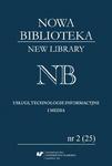 "Nowa Biblioteka. Usługi, technologie informacyjne i media" 2017, nr 2 (25): Książka dla młodego odbiorcy: autorzy, ilustratorzy, wydawcy w sklepie internetowym Wieszcz.pl