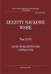 Zeszyty Naukowe WSHE, t. XXVI, Nauki Humanistyczne i Społeczne w sklepie internetowym Wieszcz.pl