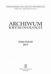 Archiwum Kryminologii, tom XXXVII 2015 w sklepie internetowym Wieszcz.pl