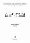 Archiwum Kryminologii, tom XXXV 2013 w sklepie internetowym Wieszcz.pl