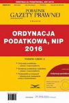 PODATKI 2016/5 Podatki cz.3 Ordynacja podatkowa, NIP 2016 w sklepie internetowym Wieszcz.pl