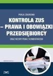 Kontrola ZUS – prawa i obowiązki przedsiębiorcy oraz wzory pism z komentarzem w sklepie internetowym Wieszcz.pl