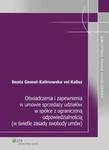 Oświadczenia i zapewnienia w umowie sprzedaży udziałów w spółce z ograniczoną odpowiedzialnością (w świetle zasady swobody umów) w sklepie internetowym Wieszcz.pl