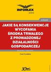 Jakie są konsekwencje wycofania środka trwałego z prowadzonej działalności gospodarczej w sklepie internetowym Wieszcz.pl