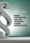 Umowa o partnerstwie publiczno - prywatnym a umowa administracyjna w sklepie internetowym Wieszcz.pl