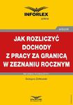 Jak rozliczyć dochody z pracy za granicą w zeznaniu rocznym w sklepie internetowym Wieszcz.pl