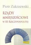 Rządy mniejszościowe w III Rzeczypospolitej w sklepie internetowym Wieszcz.pl