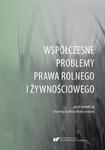 Współczesne problemy prawa rolnego i żywnościowego w sklepie internetowym Wieszcz.pl