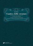 Cantico delle creature. Do słów Pieśni słonecznej św. Franciszka z Asyżu oraz tekstów Starego Testamentu na orkiestrę symfoniczną z towarzyszeniem instrumentów ceramicznych, chór mieszany oraz sopran w sklepie internetowym Wieszcz.pl