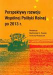 Perspektywy rozwoju Wspólnej Polityki Rolnej po 2013 r w sklepie internetowym Wieszcz.pl