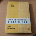 Testy egzaminów wstępnych z matematyki w sklepie internetowym Wieszcz.pl