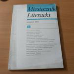 Miesięcznik Literacki 8 sierpień 1977 rok w sklepie internetowym Wieszcz.pl