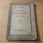 Historia Literatury Polskiej TOM 1 wyd 1948 roku w sklepie internetowym Wieszcz.pl