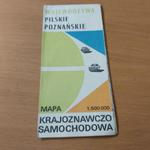 Województwa Pilskie Poznańskie mapa krajoznawczo samochodowa w sklepie internetowym Wieszcz.pl