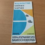 Województwa Gdańskie Słupskie mapa krajoznawczo samochodowa 1: 500 000 w sklepie internetowym Wieszcz.pl