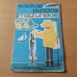 Wielkie Jeziora Mazurskie mapa turystyczna wyd. 1968 rok w sklepie internetowym Wieszcz.pl