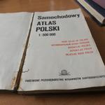 Samochodowy Atlas Polski 1:500 000 wyd. 1984 rok w sklepie internetowym Wieszcz.pl