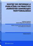 Dostęp do informacji publicznej w praktyce jednostek samorządu terytorialnego w sklepie internetowym Wieszcz.pl