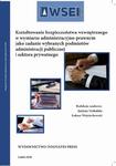 Kształtowanie bezpieczeństwa wewnętrznego w wymiarze administracyjno-prawnym jako zadanie wybranych podmiotów administracji publicznej i sektora publicznego w sklepie internetowym Wieszcz.pl