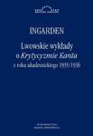 Lwowskie wykłady o Krytycyzmie Kanta z roku akademickiego 1935/1936 w sklepie internetowym Wieszcz.pl