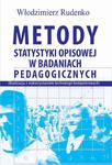 Metody statystyki opisowej w badaniach pedagogicznych (Realizacja z wykorzystaniem technologii komputerowych) w sklepie internetowym Wieszcz.pl