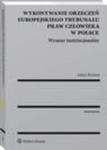 Wykonywanie orzeczeń Europejskiego Trybunału Praw Człowieka w Polsce. Wymiar instytucjonalny w sklepie internetowym Wieszcz.pl