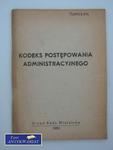 KODEKS POSTĘPOWANIA ADMINISTRACYJNEGO w sklepie internetowym Wieszcz.pl