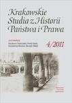 Krakowskie Studia Z Historii Państwa I Prawa, tom 4 w sklepie internetowym Wieszcz.pl