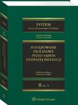 System Prawa Procesowego Cywilnego. Tom II. Postępowanie procesowe przed sądem pierwszej instancji. Część 3 w sklepie internetowym Wieszcz.pl