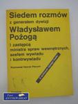 SIEDEM ROZMÓW Z GENERAŁEM DYWIZJI w sklepie internetowym Wieszcz.pl