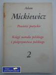 POWIEŚCI POETYCKIE, KSIĘGI NARODU POLSKIEGO w sklepie internetowym Wieszcz.pl