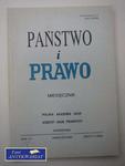 PAŃSTWO I PRAWO ZESZYT 4 (650) w sklepie internetowym Wieszcz.pl