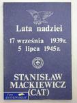 LATA NADZIEI 17.09.1939 5.07.1945 w sklepie internetowym Wieszcz.pl