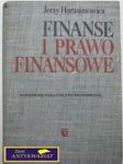 FINANSE I PRAWO FINANSOWE -J. Harasimowicz w sklepie internetowym Wieszcz.pl