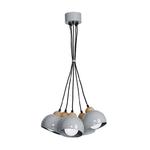 Lampa wisząca DAMA GRAY 5xE27 MLP6390 MILAGRO w sklepie internetowym Lampy Fabryka