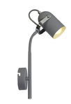 GRAY LAMPA KINKIET NA WYSIĘGNIKU 1X40W E14 SZARY 91-66527 Candellux w sklepie internetowym Lampy Fabryka