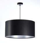 Latexowa lampa wisząca Macodesign Moon czarno srebrna z kolekcji Glamour 0E0-001-40cm w sklepie internetowym Lampy Fabryka