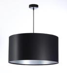 Latexowa lampa wisząca Macodesign Moon czarno srebrna z kolekcji Glamour 0E0-001-50cm w sklepie internetowym Lampy Fabryka