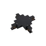 Łącznik krzyżowy wpuszczany czarny CTLS RECESSED POWER X CONNECTOR BLACK 8680 Nowodvorski w sklepie internetowym Lampy Fabryka