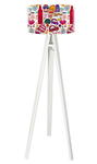 Lampa podłogowa MacoDesign Grafitti London 40cm tripod-foto-021p-w-40cm w sklepie internetowym Lampy Fabryka