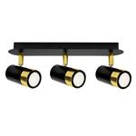 Lampa sufitowa DANI BLACK/GOLD 3xGU10 MLP6238 Milagro w sklepie internetowym Lampy Fabryka