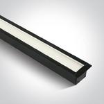 Ozein 38145AR/B/W czarna wpuszczana oprawa sufitowa UGR19 LED 40W 230V 3000K; w komplecie klipsy mocujące, złącza, zaślepki oraz zasilacz LED 1000mA w sklepie internetowym Lampy Fabryka